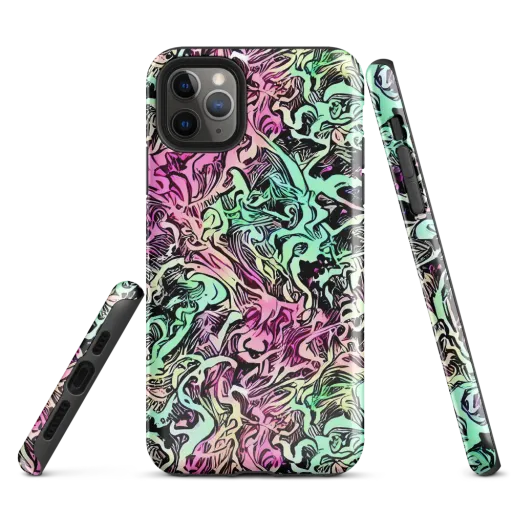 Pastel Voltage on a Tough Case for iPhone®