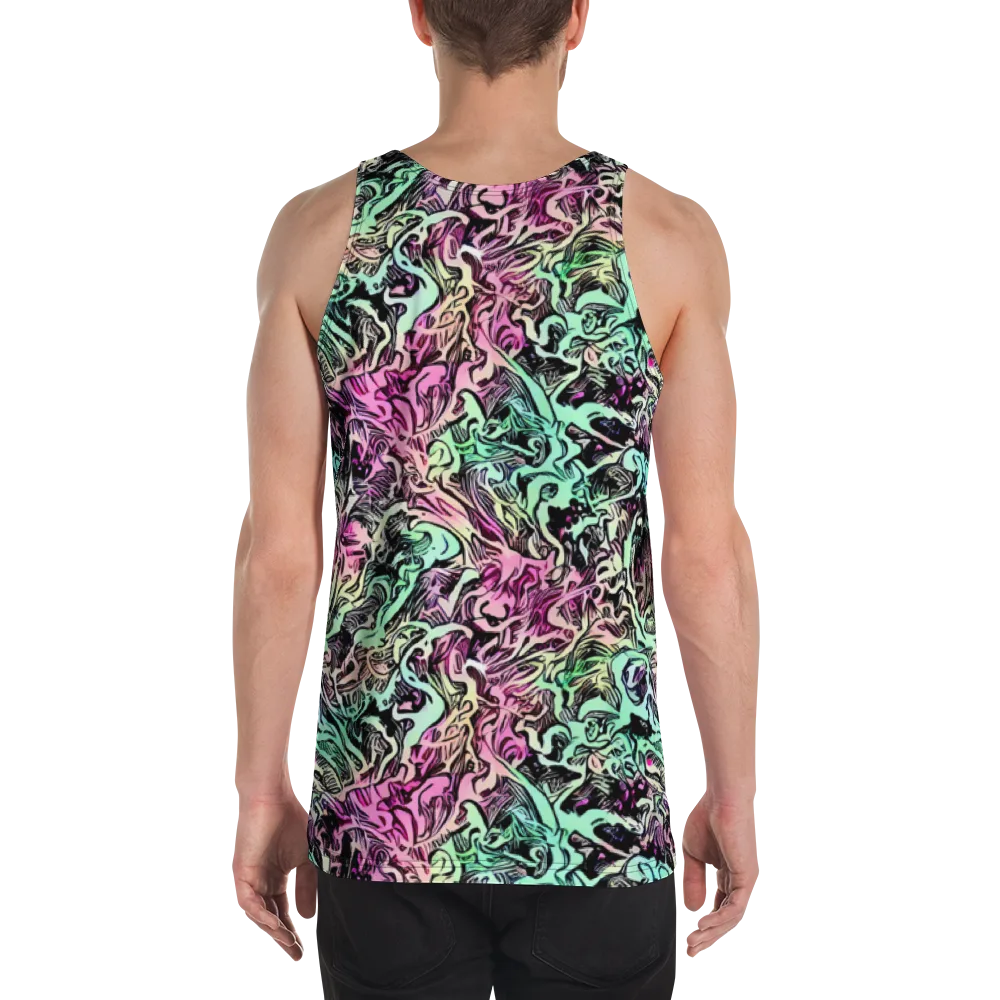 Pastel Voltage on Men's Tank Top — Back