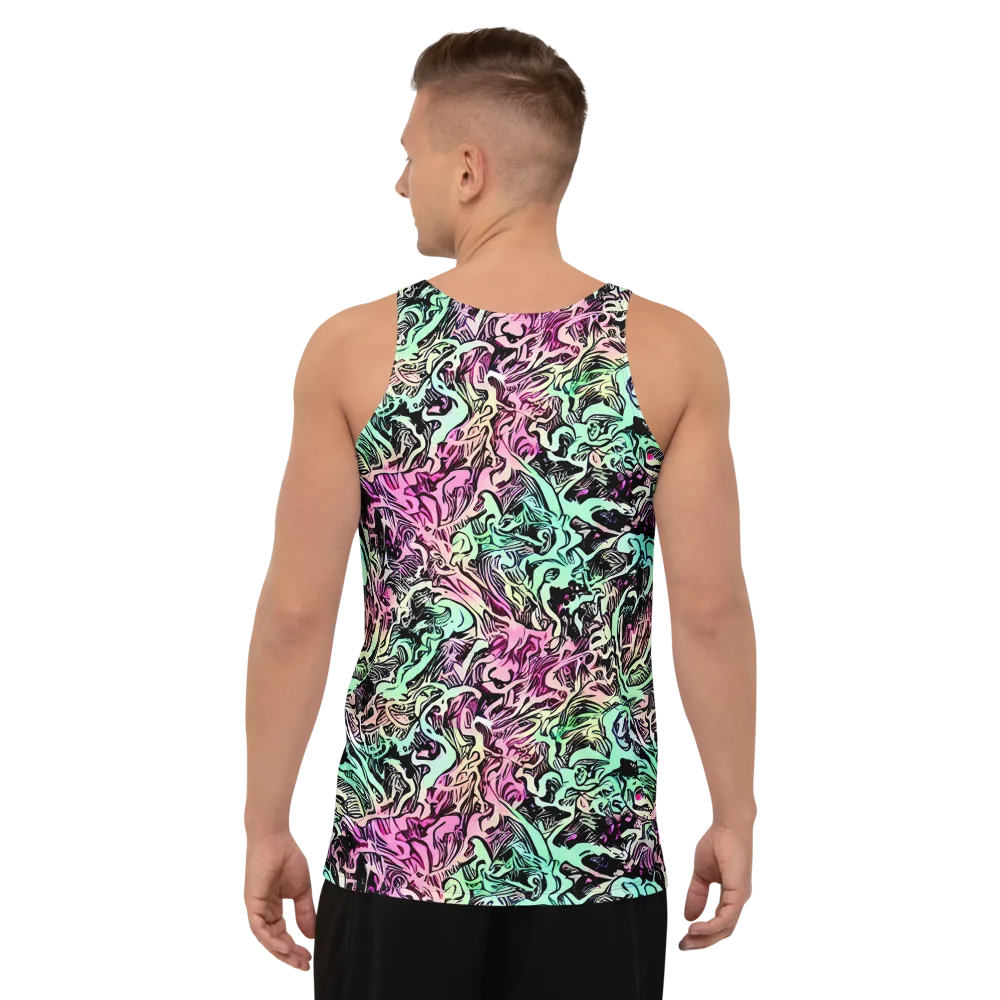 Pastel Voltage on Men's Tank Top — Back
