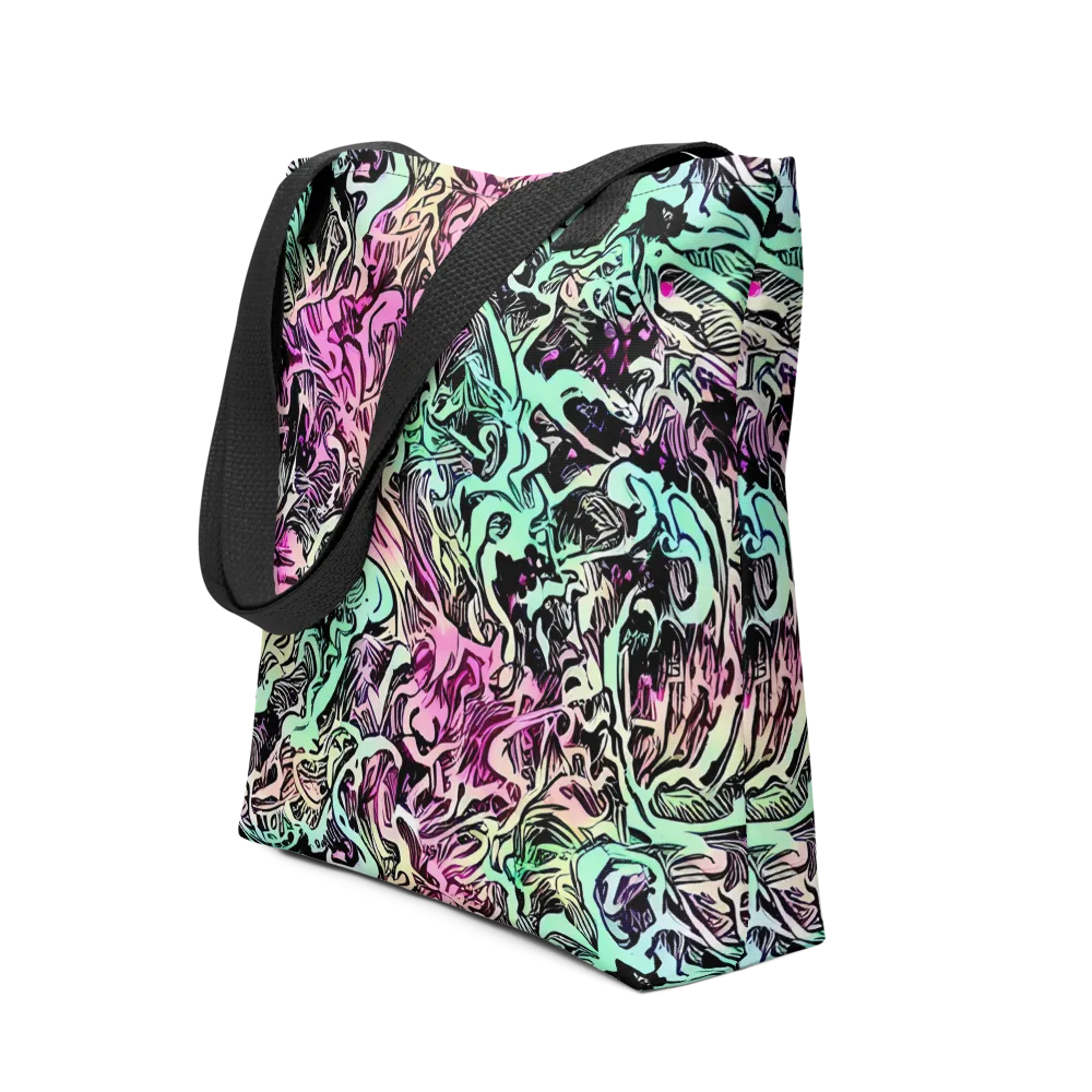 Pastel Voltage on Tote Bag — Front