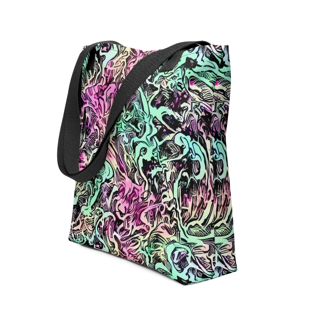 Pastel Voltage on Tote Bag — Front