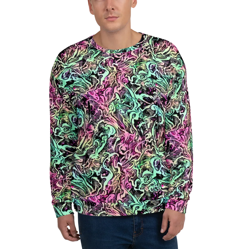 Pastel Voltage on Sweatshirt — Front