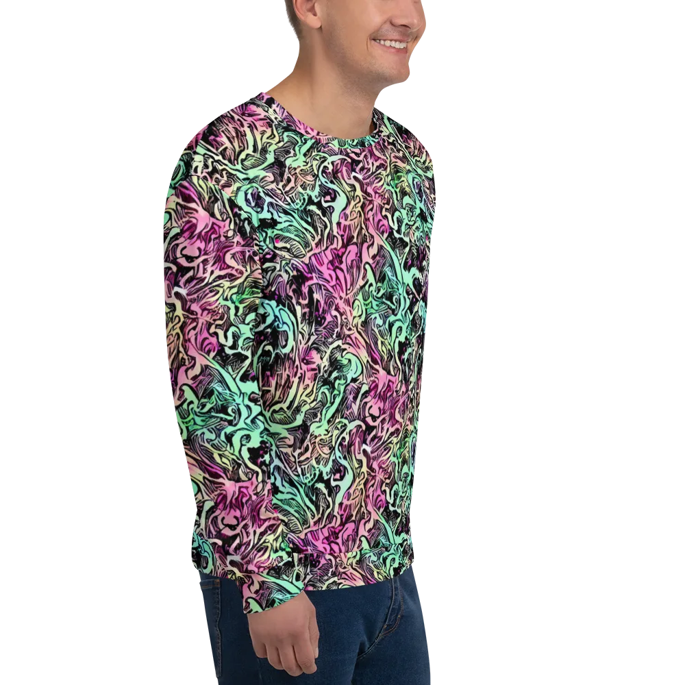 Pastel Voltage on Sweatshirt — Right Front