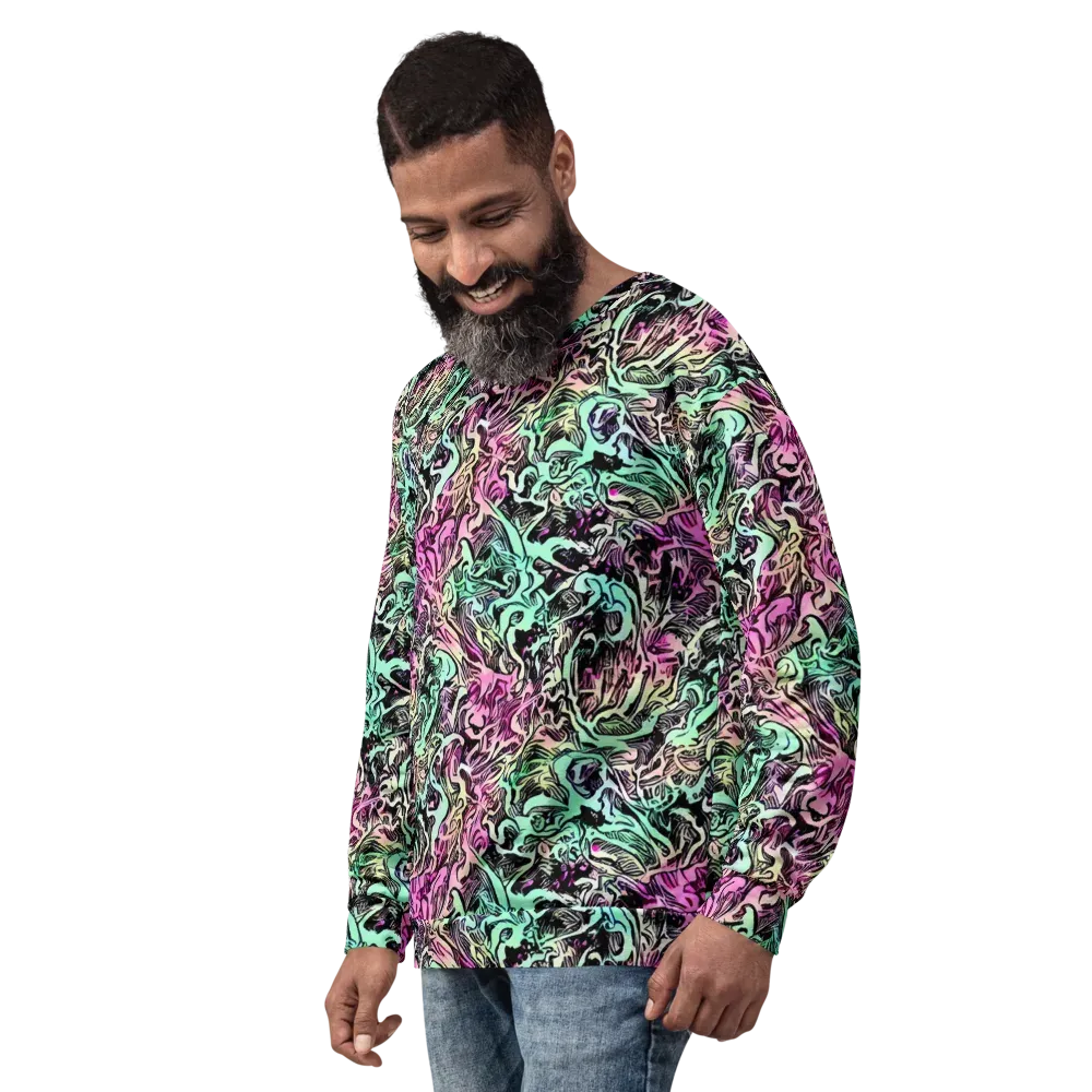 Pastel Voltage on Sweatshirt — Left Front
