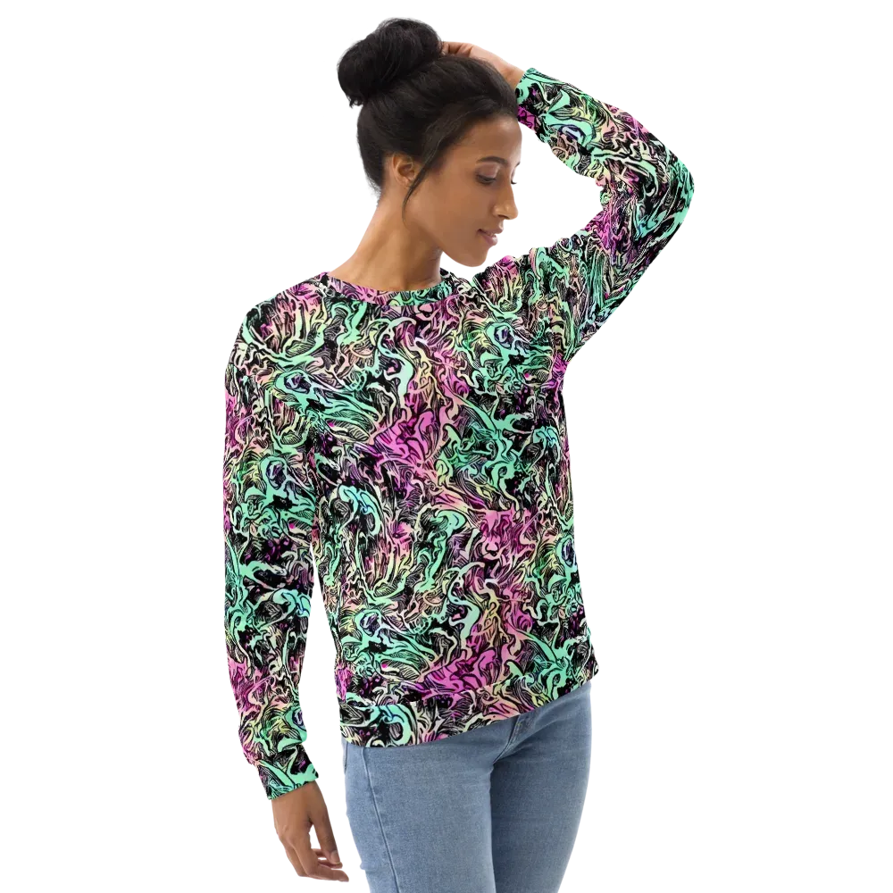 Pastel Voltage on Sweatshirt — Right Front