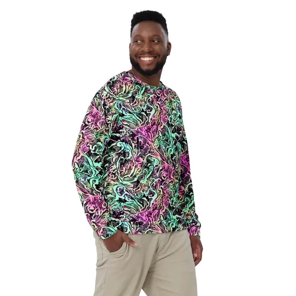 Pastel Voltage on Sweatshirt — Front