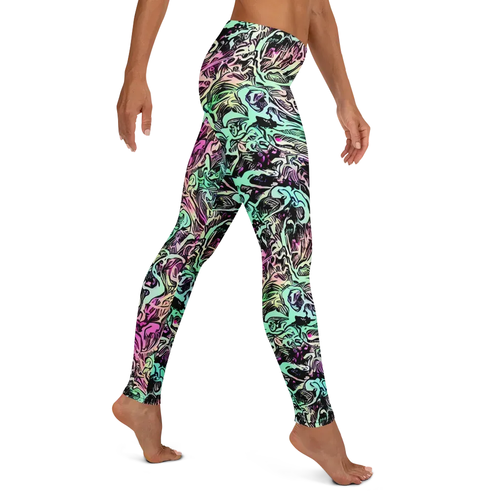 Pastel Voltage on Leggings — Right