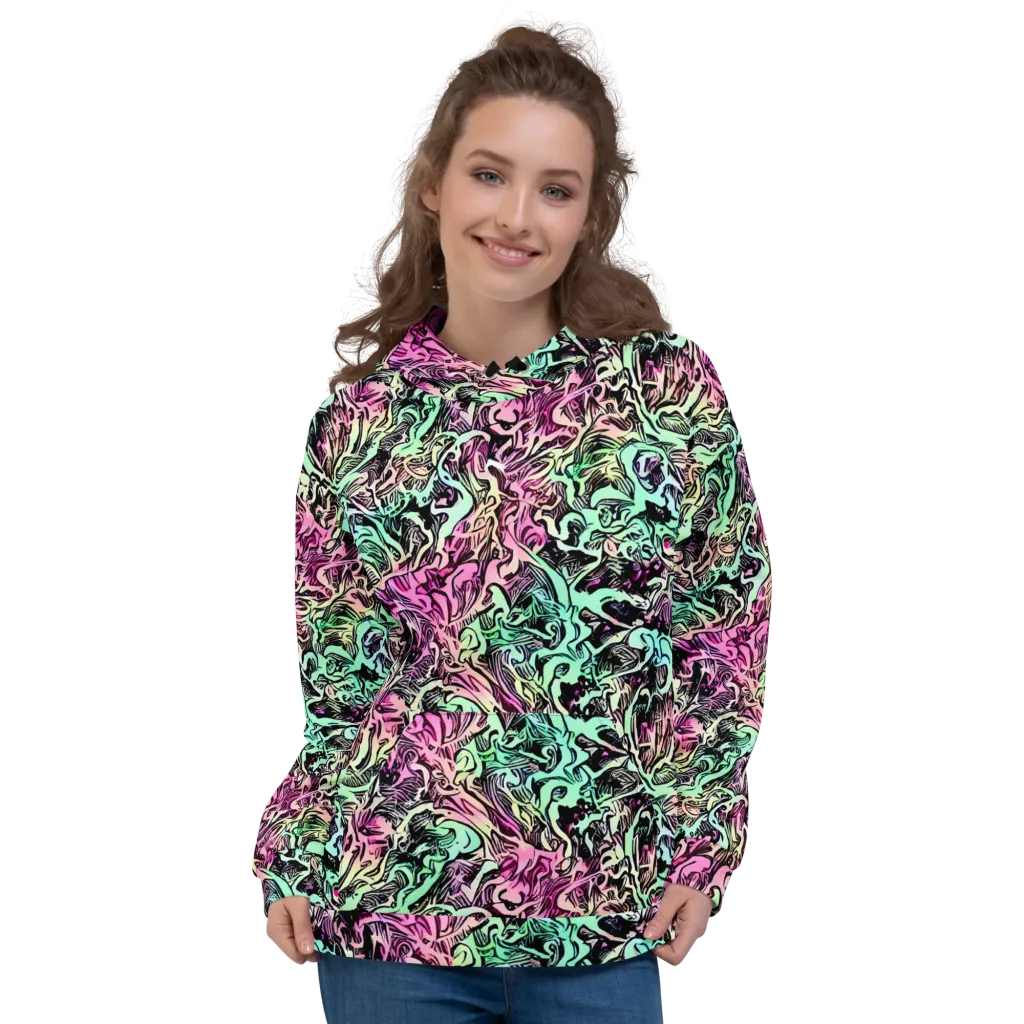 Pastel Voltage on Hoodie — Front