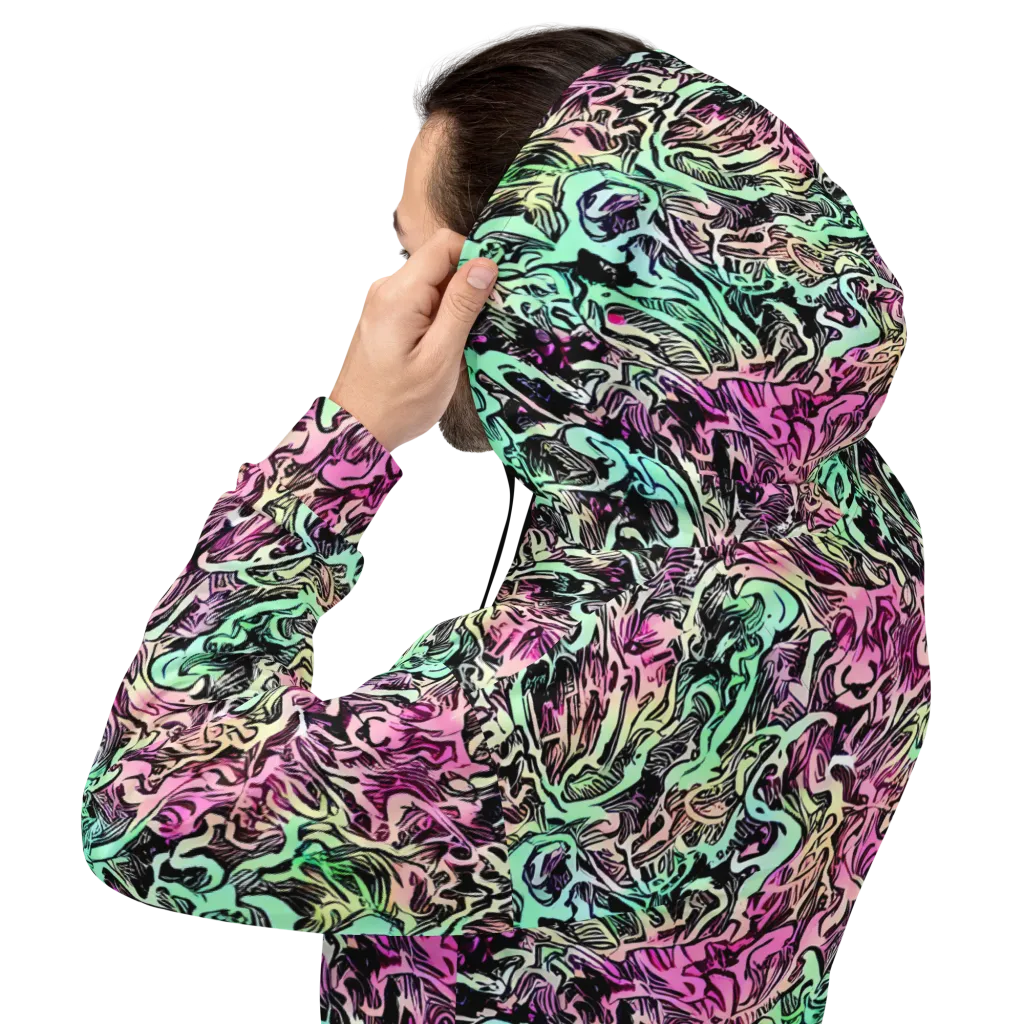 Pastel Voltage on Hoodie — Back