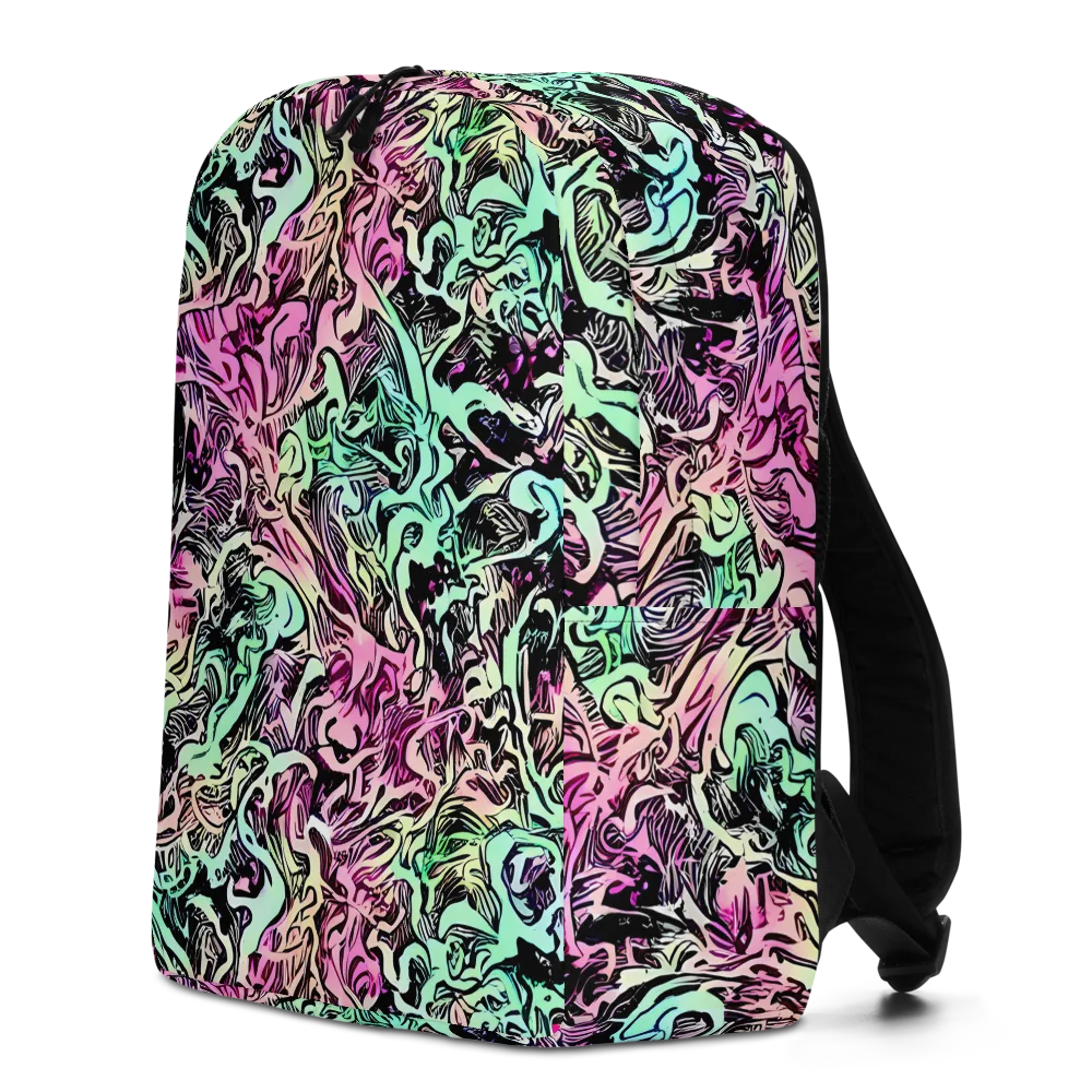 Pastel Voltage on Minimalist Backpack — Left