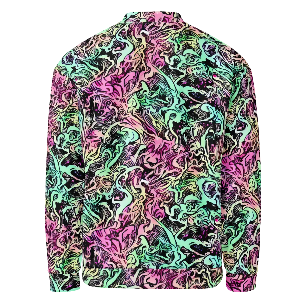 Pastel Voltage on Bomber Jacket — Back