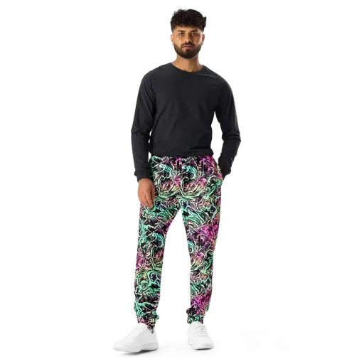 Pastel Voltage on a Men's Joggers