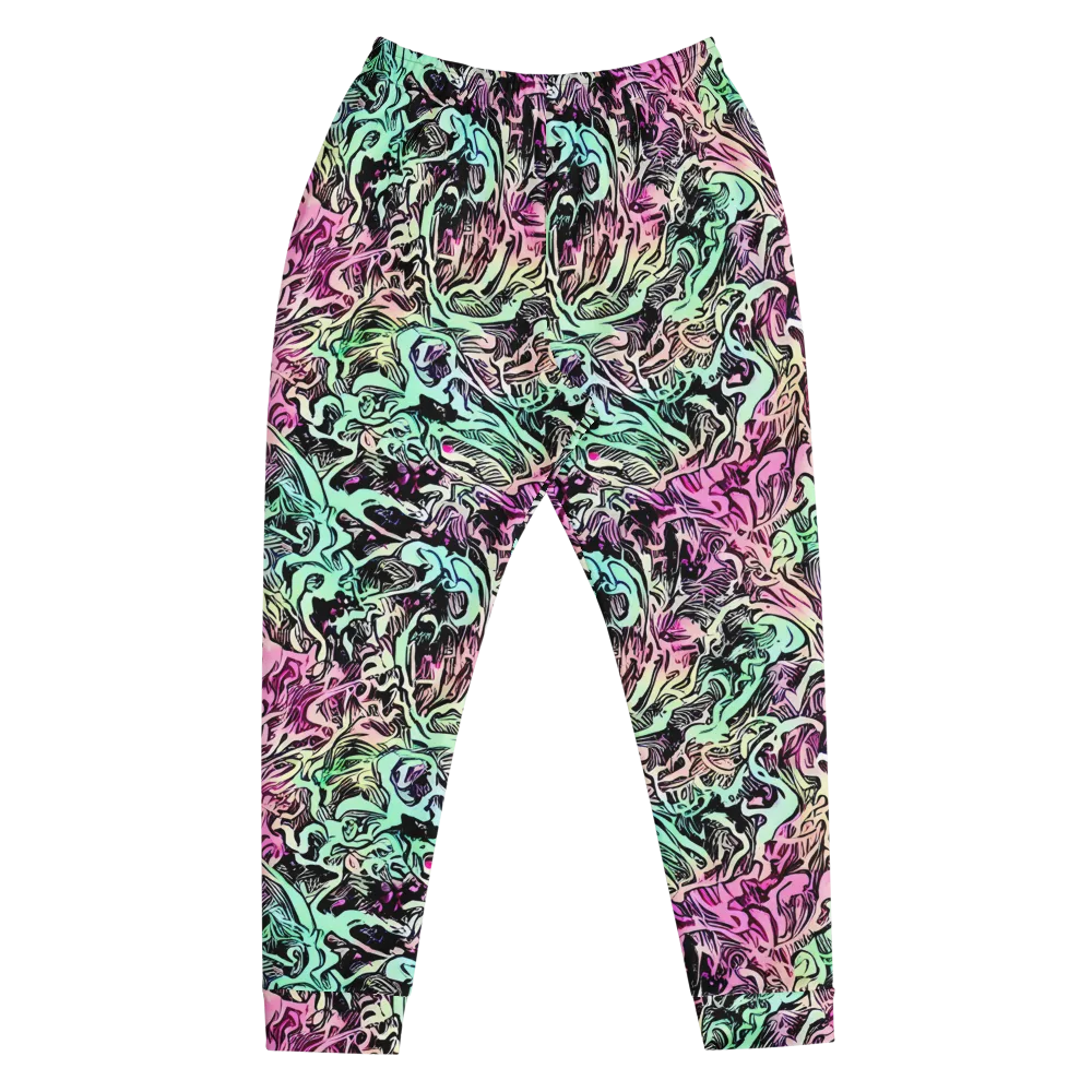 Pastel Voltage on Men's Joggers — Front