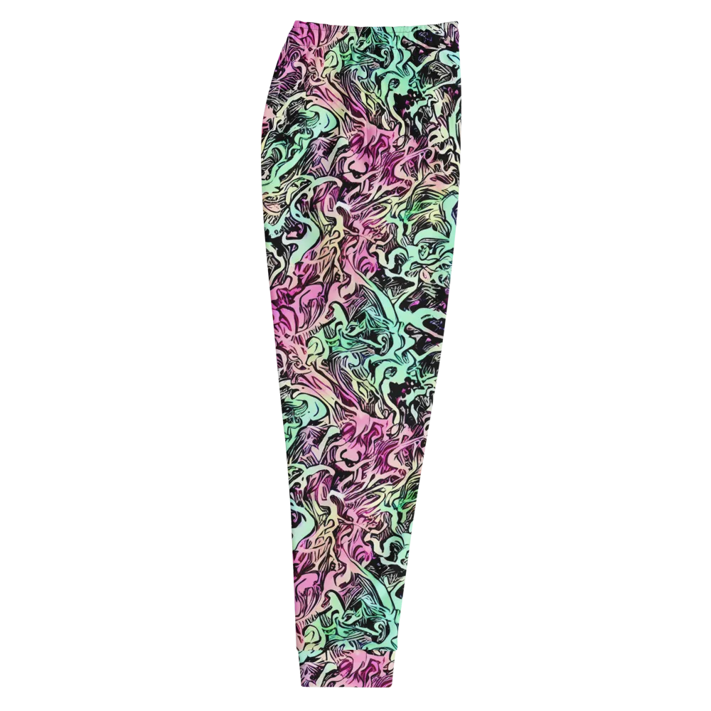 Pastel Voltage on Men's Joggers — Right