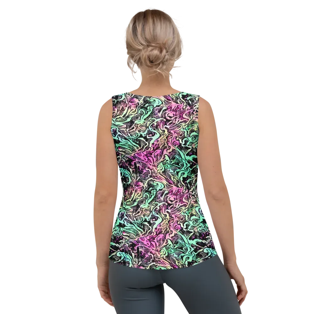 Pastel Voltage on Women's Tank Top — Back