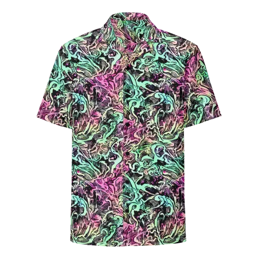 Pastel Voltage on a Button Shirt
