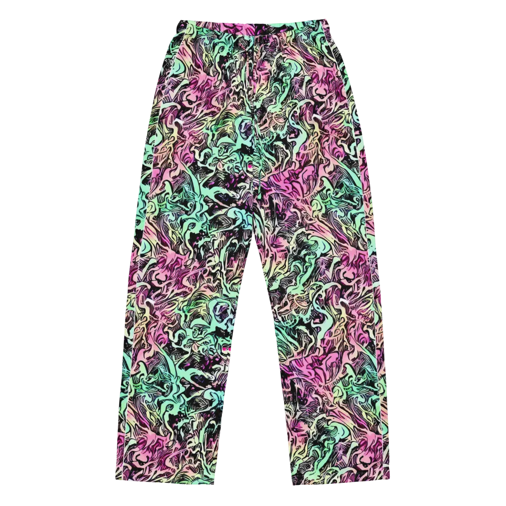 Pastel Voltage on Women's Pajama Pants — Front