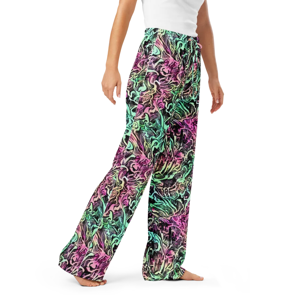 Pastel Voltage on Women's Pajama Pants — Right Front
