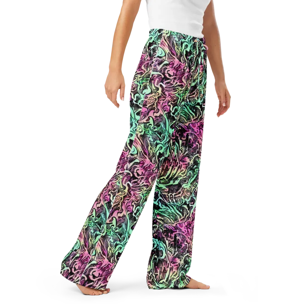 Pastel Voltage on Women's Pajama Pants — Right Front
