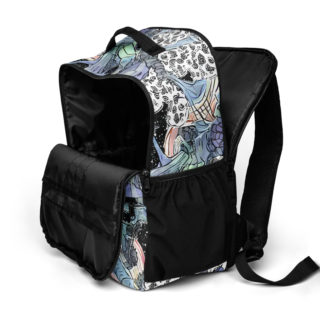 Icy Collage on Utility Backpack — Product details 2
