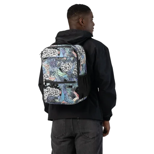 Icy Collage on a Utility Backpack