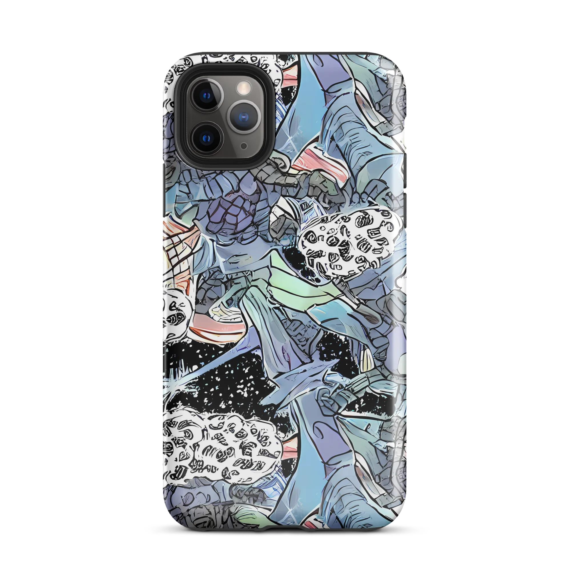 Icy Collage on Tough Case for iPhone® — Front