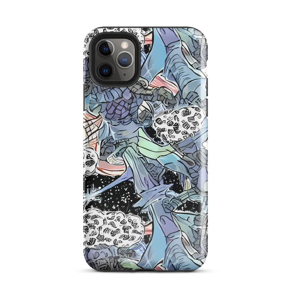 Icy Collage on Tough Case for iPhone® — Front