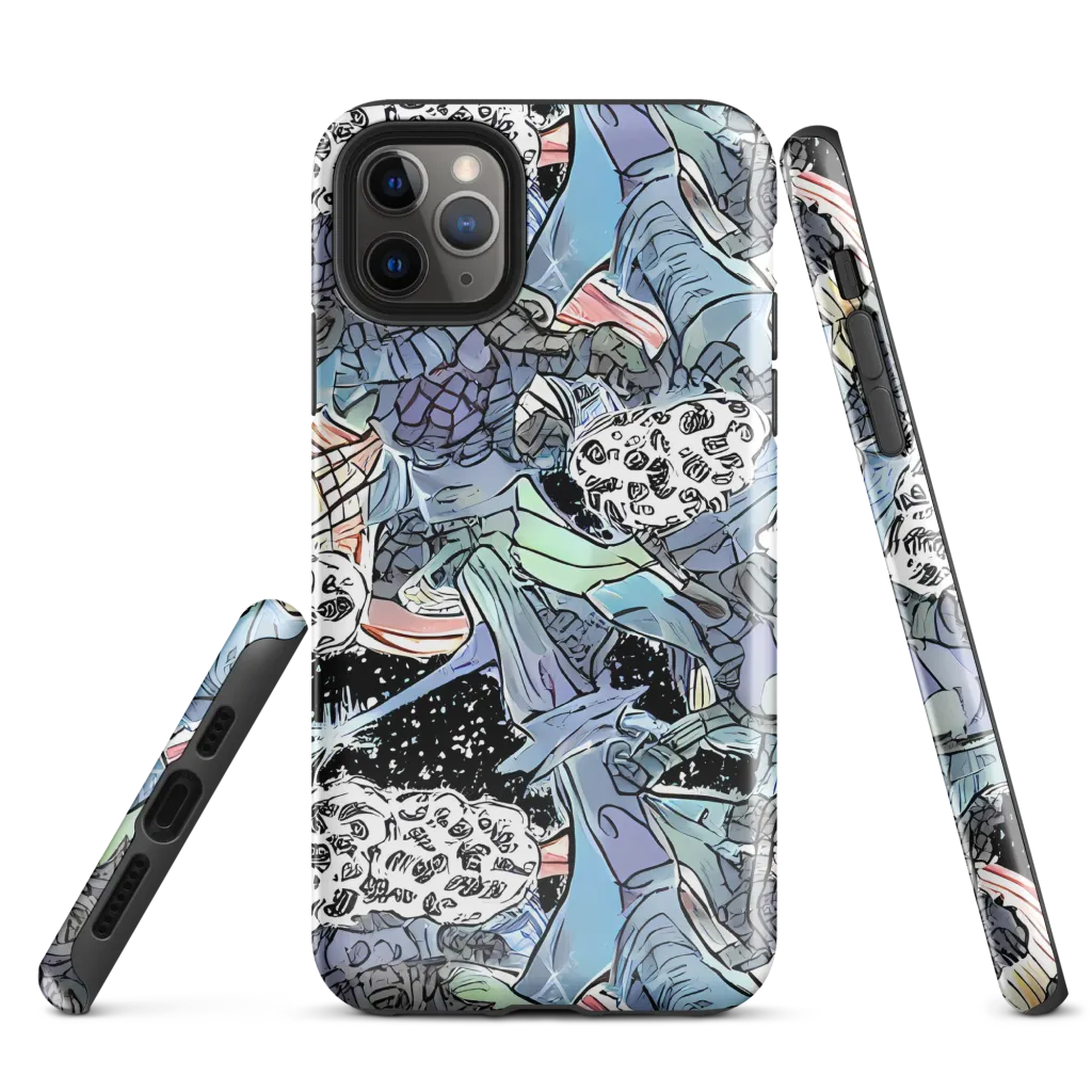 Icy Collage on Tough Case for iPhone® — Front