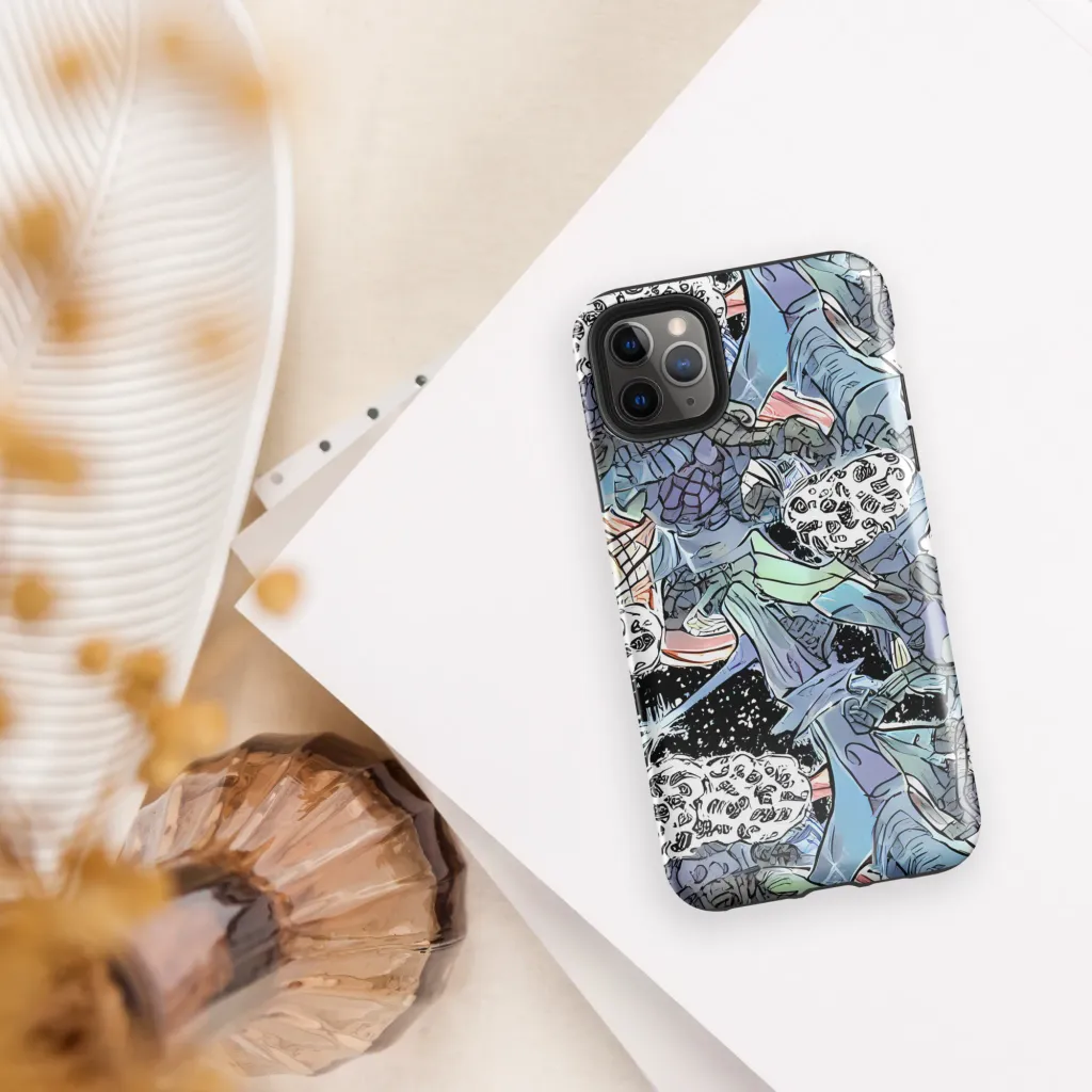 Icy Collage on Tough Case for iPhone® — Front