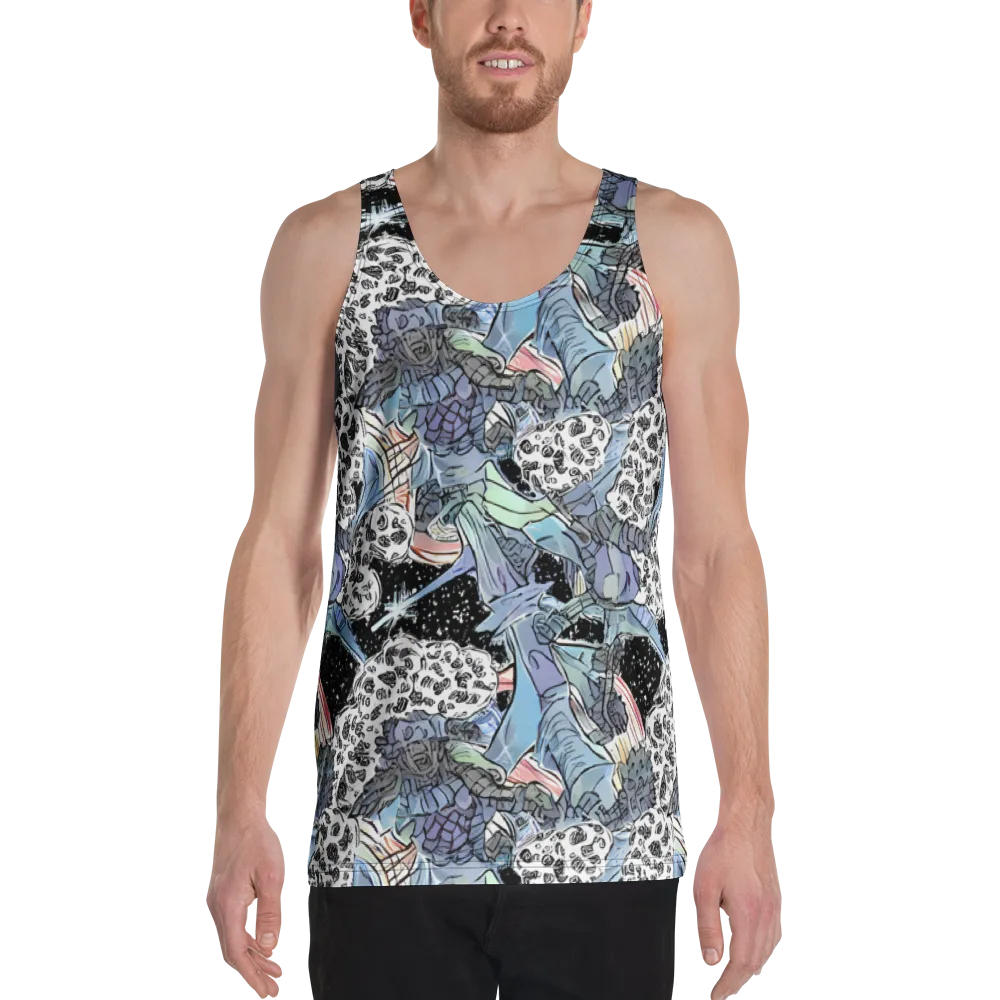 Icy Collage on Men's Tank Top — Front