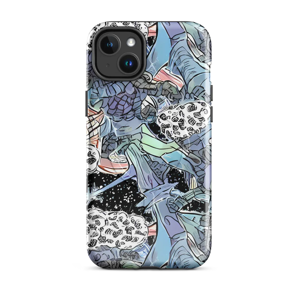 Icy Collage on MagSafe Tough Case for iPhone® — Front