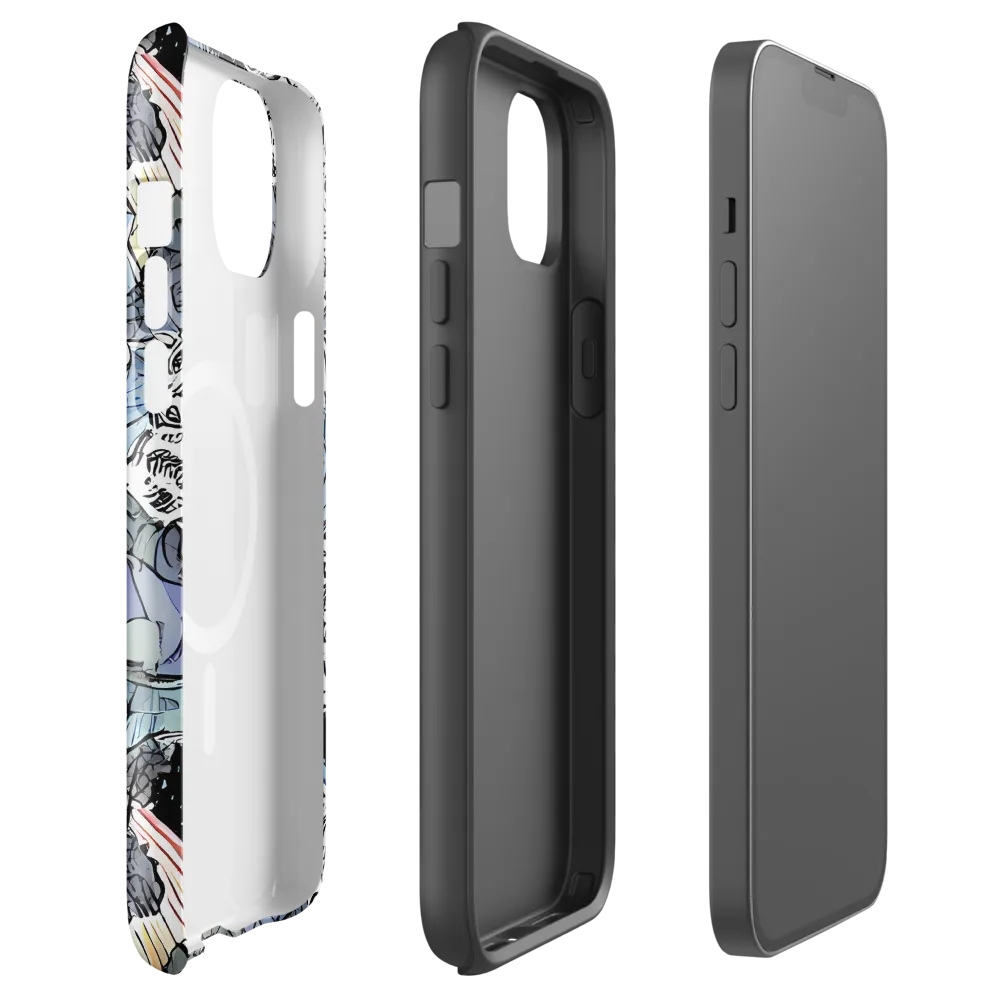 Icy Collage on MagSafe Tough Case for iPhone® — Front