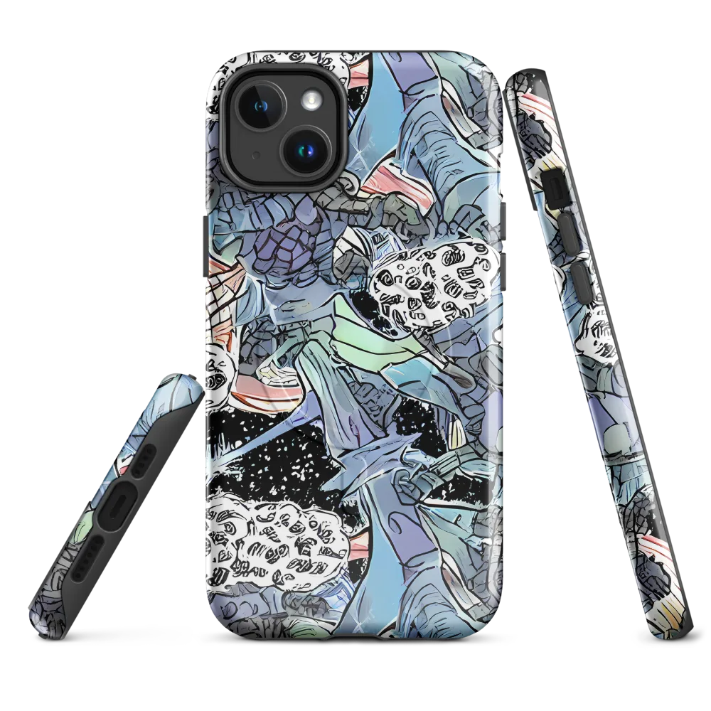 Icy Collage on MagSafe Tough Case for iPhone® — Front