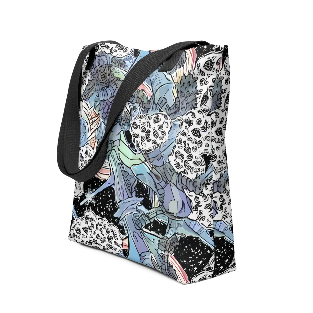 Icy Collage on Tote Bag — Front