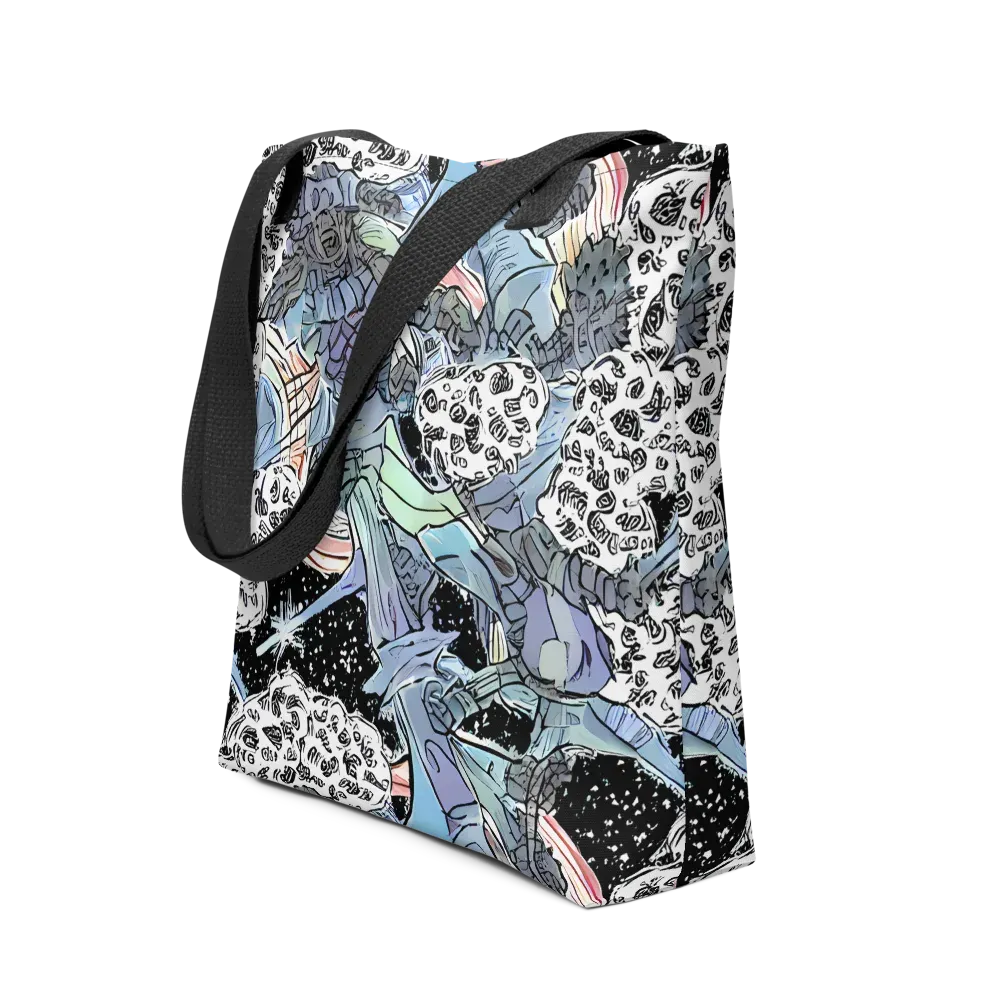 Icy Collage on Tote Bag — Front