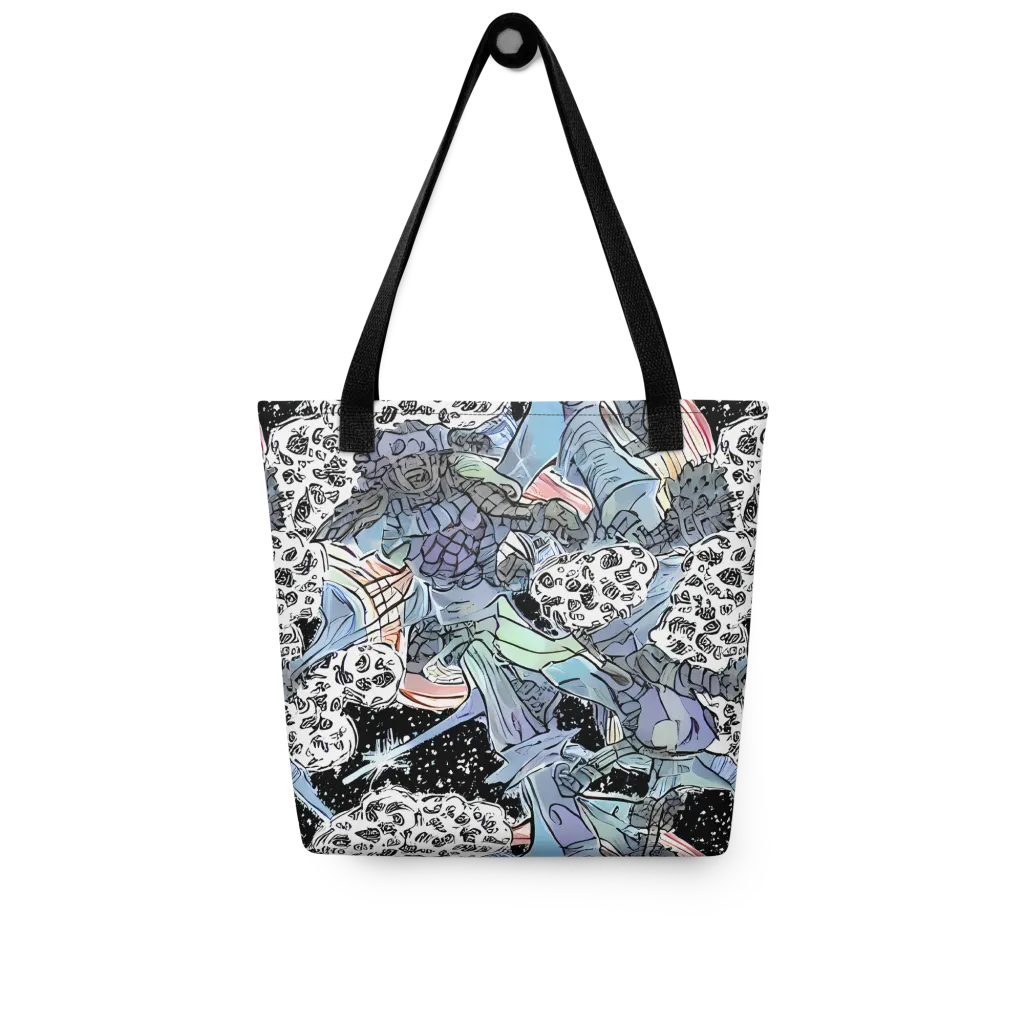 Icy Collage on Tote Bag — Front