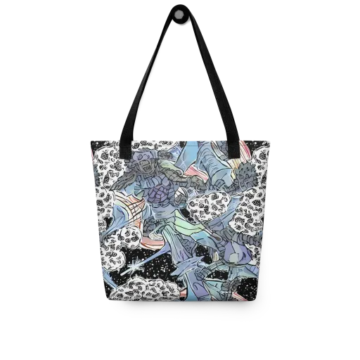 Icy Collage on a Tote Bag