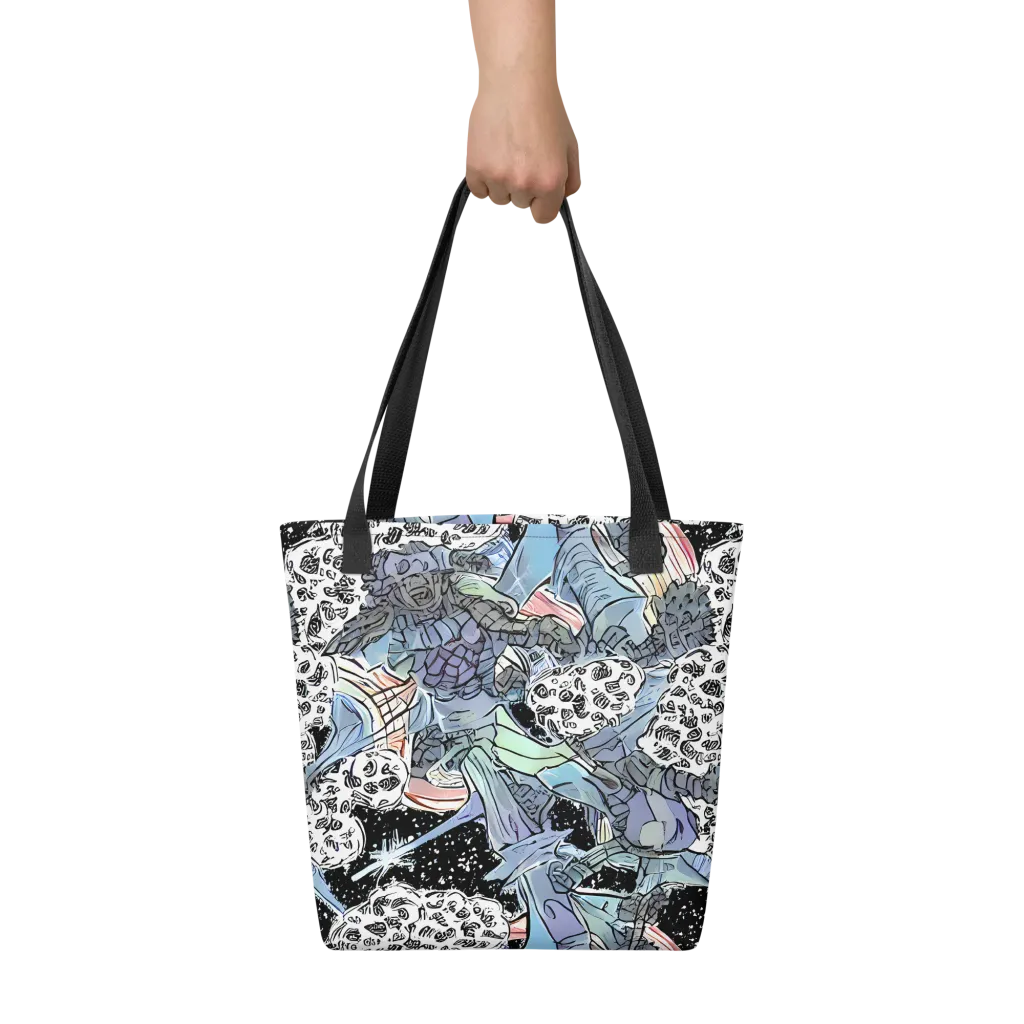 Icy Collage on Tote Bag — Front