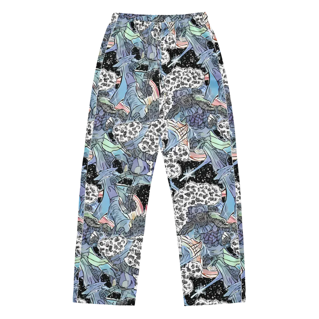 Icy Collage on Women's Pajama Pants — Front