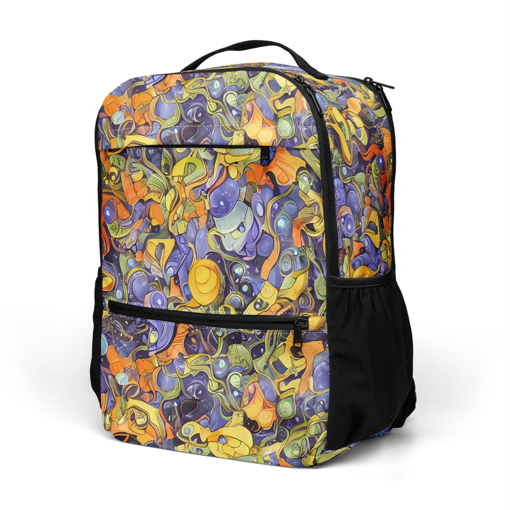 Indigo Uproar on Utility Backpack — Left Front