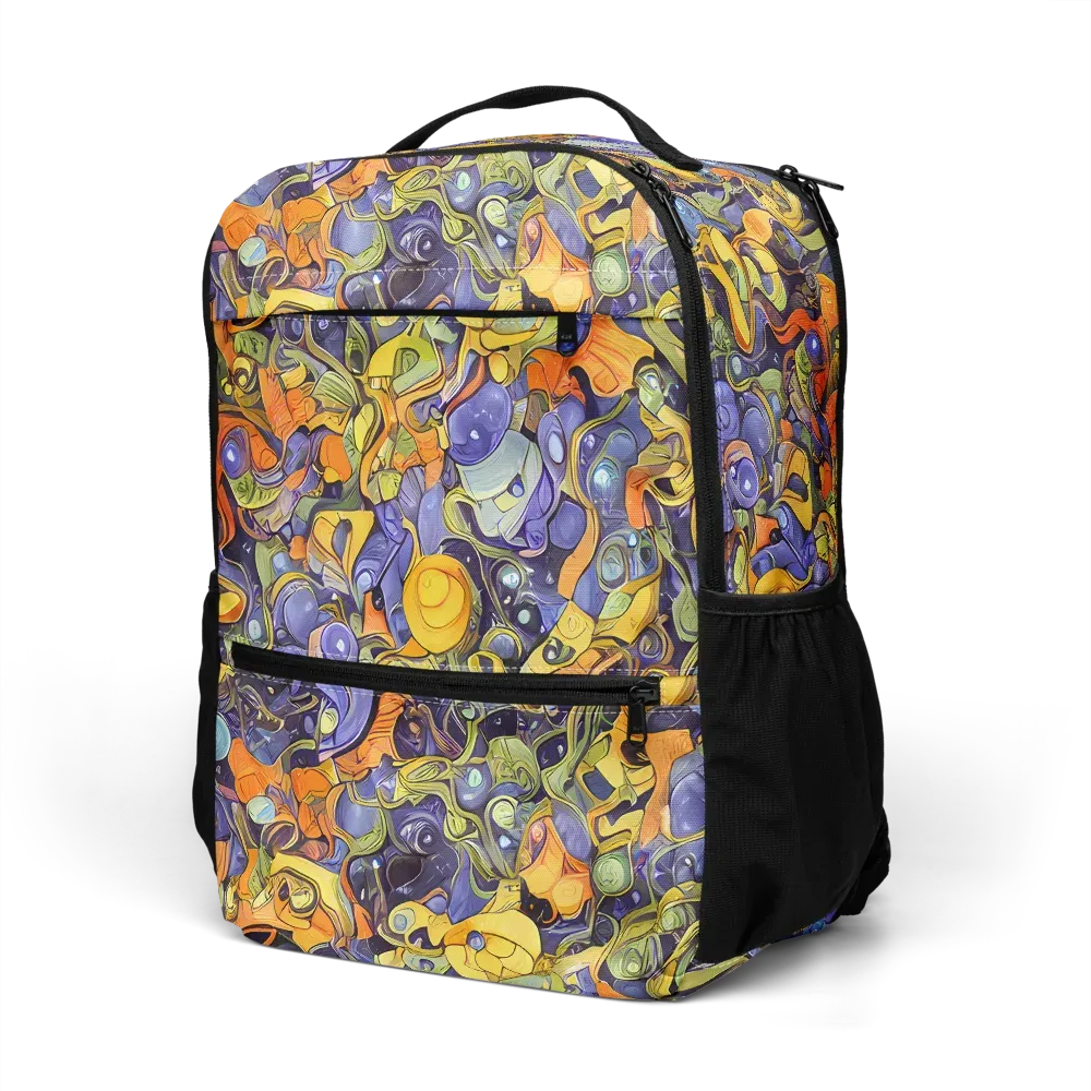 Indigo Uproar on Utility Backpack — Left Front