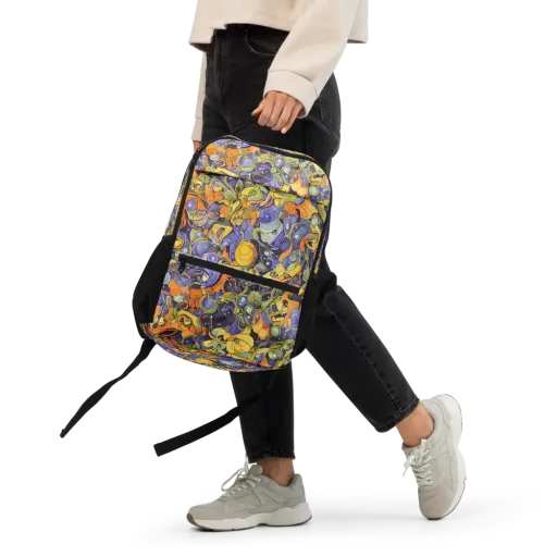 Indigo Uproar on a Utility Backpack