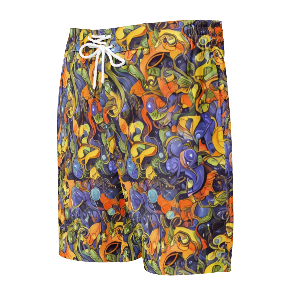 Indigo Uproar on Men's Board Shorts — Front