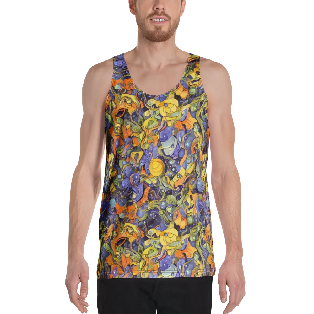 Indigo Uproar on Men's Tank Top — Front