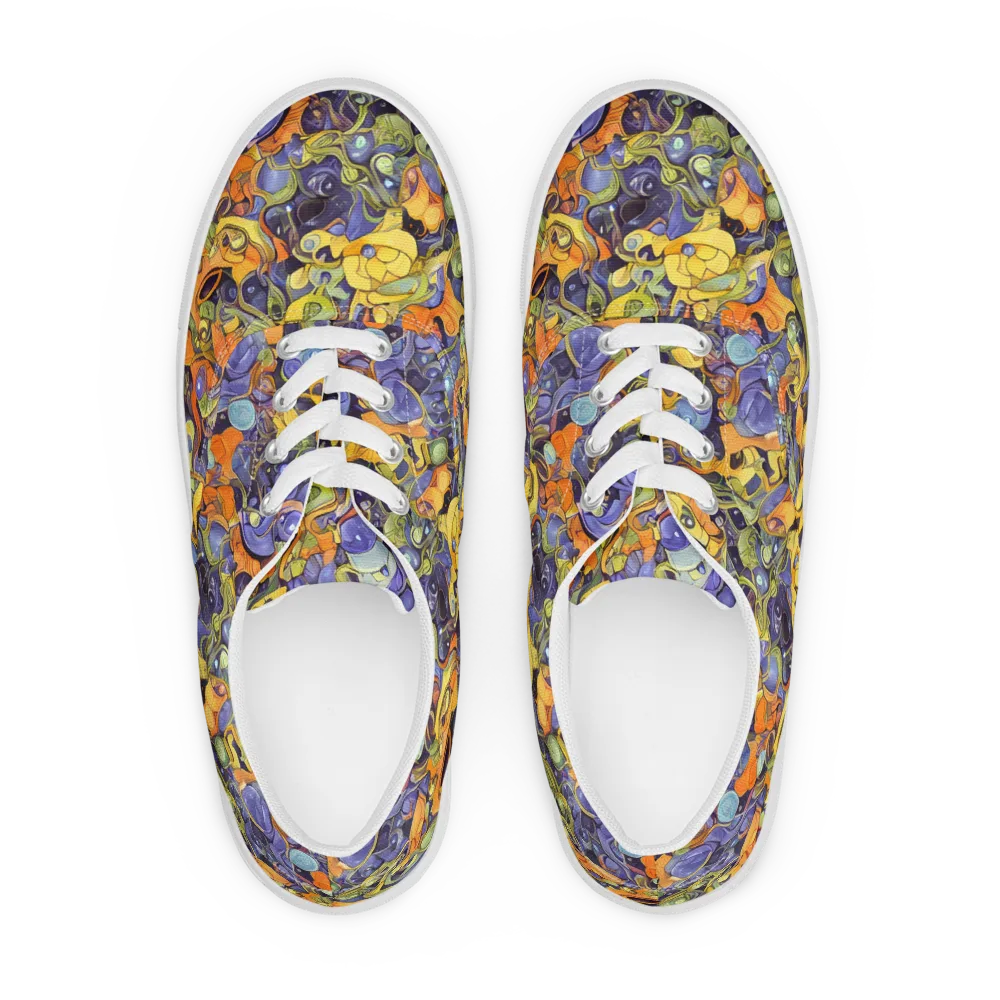 Indigo Uproar on Men's Lace-Up Canvas Shoes — Front