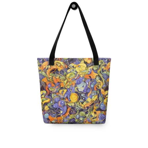 Indigo Uproar on a Tote Bag