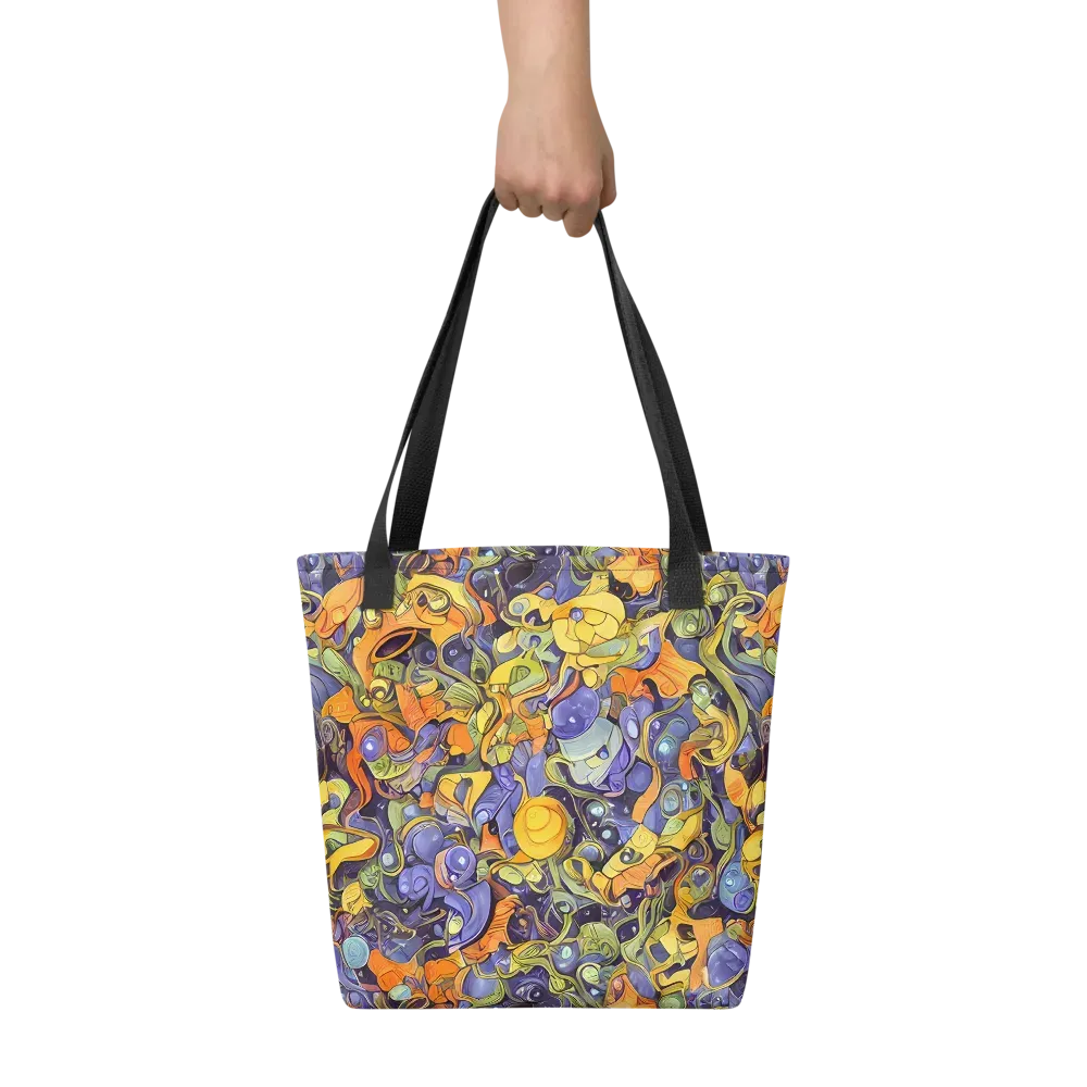 Indigo Uproar on Tote Bag — Front