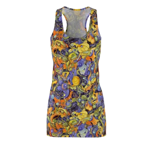 Indigo Uproar on a Racerback Dress