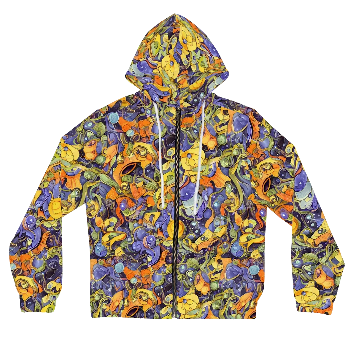 Indigo Uproar on Women's Full-Zip Hoodie — Front