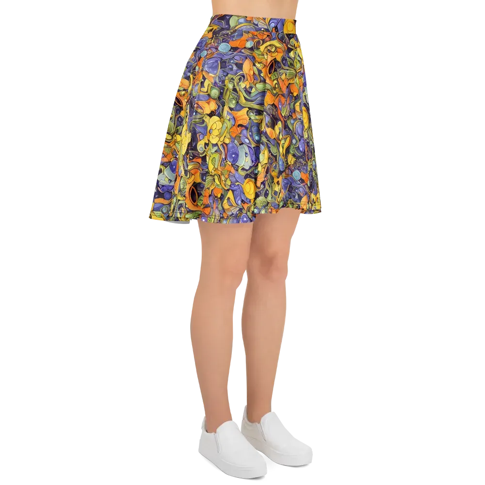 Indigo Uproar on Skater Skirt — Right